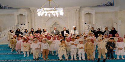 Malatya'da 4-6 Yaş Kur'an Kursu öğrencilerinden anlamlı etkinlik
