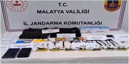 Malatya'da ehliyet sınavında kopya çetesi çökertildi