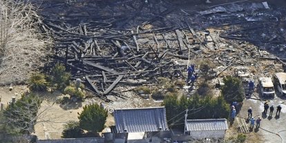 Japonya'da Budist tapınağında yangın: 5 ölü