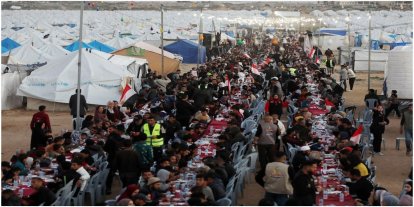 Gazze’de çadırların arasında Ramazan bereketi