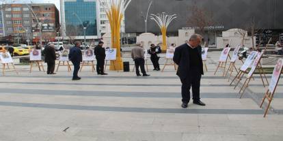 Batman'da İslam şehitleri resim sergisi açıldı