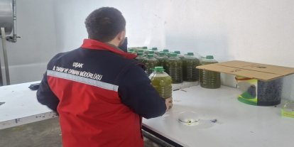 Uşak’ta tağşiş şüphesiyle zeytinyağlarına el konuldu