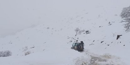 Şırnak’ta kar nedeniyle kapanan köy yolları ulaşıma açıldı