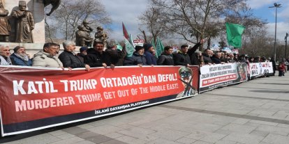 İşgal rejimi ve ABD'nin İran'a yönelik saldırıları İstanbul'da protesto edildi