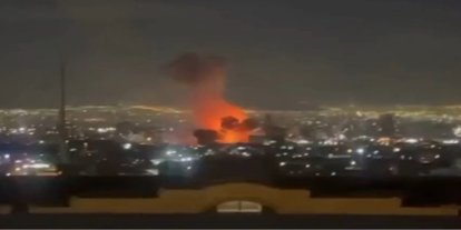 Tahran'da gece hava saldırıları; TV yayınları kesintiye uğradı