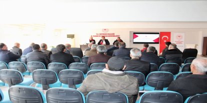 Dane mısır üreticilerine ekim öncesi bilgilendirme toplantısı