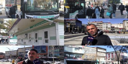 Bingöl’de toplu taşıma ücretlerine tepki