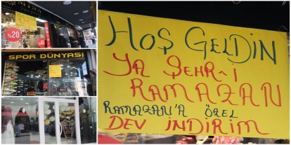 Ramazan ayına özel indirim kampanyası başlatan esnaftan dayanışma çağrısı