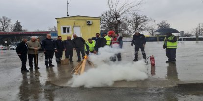 Batman Garı'nda tatbikat yapıldı