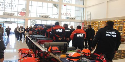 Mardin’de AFAD gönüllülerine peç ve sertifika takdim edildi