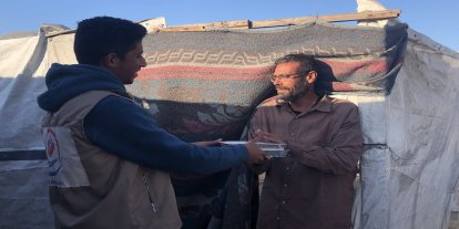 Gazze'de iftar sofralarına Yetimler Vakfı desteği