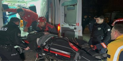 Asansör boşluğuna düşen şahıs yaralandı