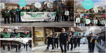 Gaziantep'te bağımlılığa karşı yürüyüş düzenlendi