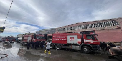 Şanlıurfa’da sanayi sitesinde yangın paniği