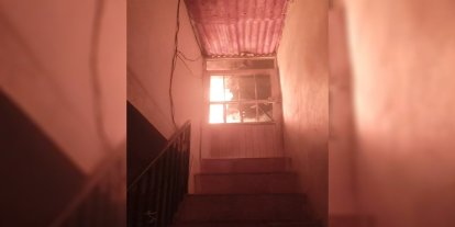 Şanlıurfa’da iki katlı evde yangın paniğe yol açtı