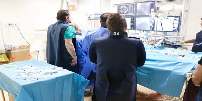 Siirt’te 5 hastanın tam kapalı kalp damarı açıldı