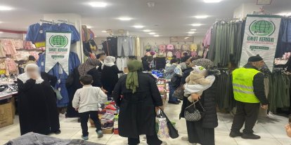 Bismil'de yetim ve ihtiyaç sahibi çocuklara bayramlık sevinci