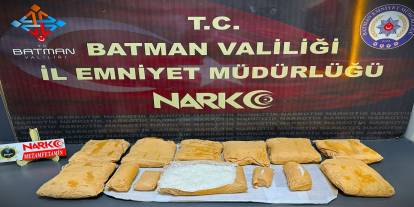 Batman’da çantasında uyuşturucu çıkan kişi tutuklandı