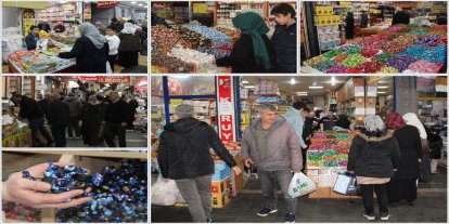 Batman'da bayram şekeri yoğunluğu
