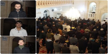 Kadir Gecesi’ni camilerde ihya eden Mardinliler: Bu mübarek gecede özellikle Gazze unutulmamalı