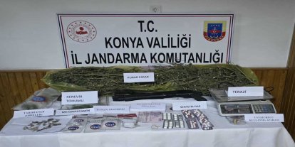 Konya’da uyuşturucu operasyonu: 41 şüpheli yakalandı