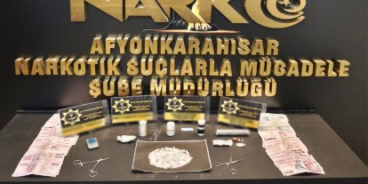 Afyonkarahisar’da uyuşturucu operasyonu: Bir tutuklama