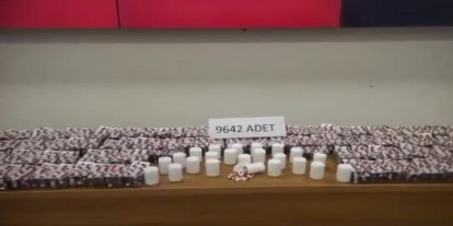 Kastamonu’da uyuşturucu operasyonunda 9 bin 642 sentetik hap ele geçirildi