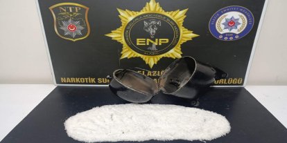 Elazığ’da yolcu otobüsünde metamfetamin ele geçirildi