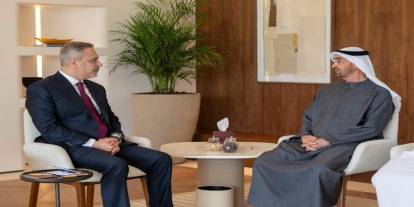 Dışişleri Bakanı Fidan BAE Devlet Başkanı Al Nahyan ile bir araya geldi