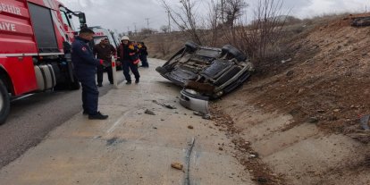 Malatya'da otomobil takla attı: 4'ü çocuk 6 yaralı