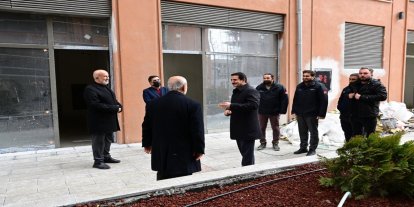 Battalgazi Belediye Başkanı Taşkın, Akpınar Çarşı Merkezi’nde incelemelerde bulundu