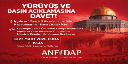 Ankara’da Mescid-i Aksa için yürüyüş çağrısı