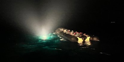 Aydın açıklarında 34 düzensiz göçmen yakalandı