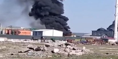 Konya'da OSB yangını