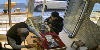 Mardin’de kuyumcudan 60 bin liralık yüzük çalındı: O anlar güvenlik kamerasına yansıdı