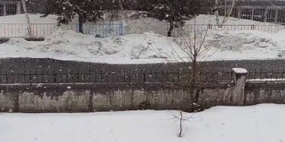 Karlıova beyaza büründü