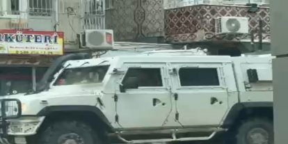 NATO unsurlarına ait zırhlı konvoyu Mardin’de görüldü