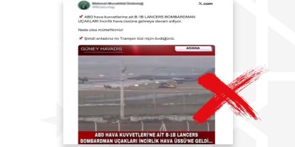 DMM: ABD uçaklarının İncirlik’te konuşlandırıldığı iddiaları gerçek değil