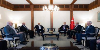 Dışişleri Bakanı Fidan, HAMAS heyeti ile görüştü
