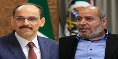 MİT Başkanı Kalın, HAMAS heyeti ile görüştü