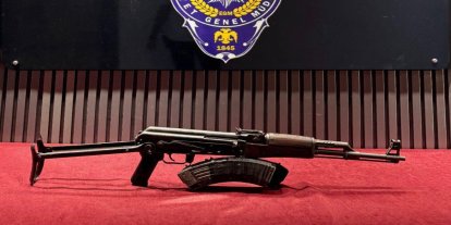 Gaziantep'te kalaşnikof tüfek ele geçirildi