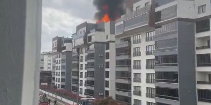 Bursa’da 8 katlı apartmanda yangın: Kurtarma çalışmaları sürüyor