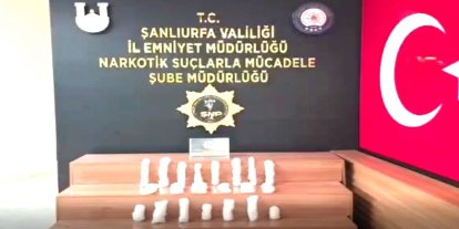 Şanlıurfa'da uyuşturucu operasyonu