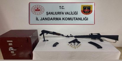 Şanlıurfa'da ruhsatsız silah operasyonu