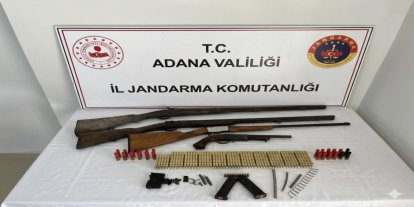 Adana’da ruhsatsız silah operasyonu: Bir gözaltı