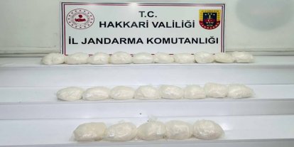 Hakkari’de 22 kilogram metamfetamin ele geçirildi