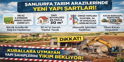 Şanlıurfa'da TEMA Vakfı'ndan Harran Ovası uyarısı: Ovalarımız betonlaşmaya teslim edilmemeli