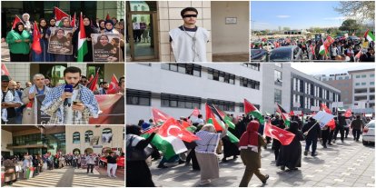 Bursa’da öğrencilerden küresel zulme tepki: Sessizlik suça ortaklıktır