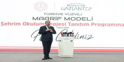 Bakan Tekin Gaziantep’te "Şehrim Okulum" projesini tanıttı
