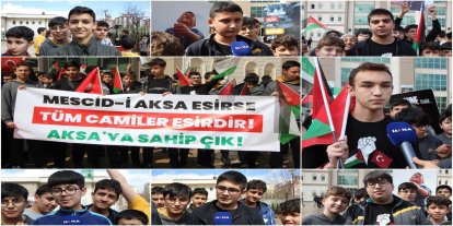 İmam hatip öğrencilerinden siyonistlerin idam kararlarına tepki: Karşı çıkmazsak bu durum devam edecek